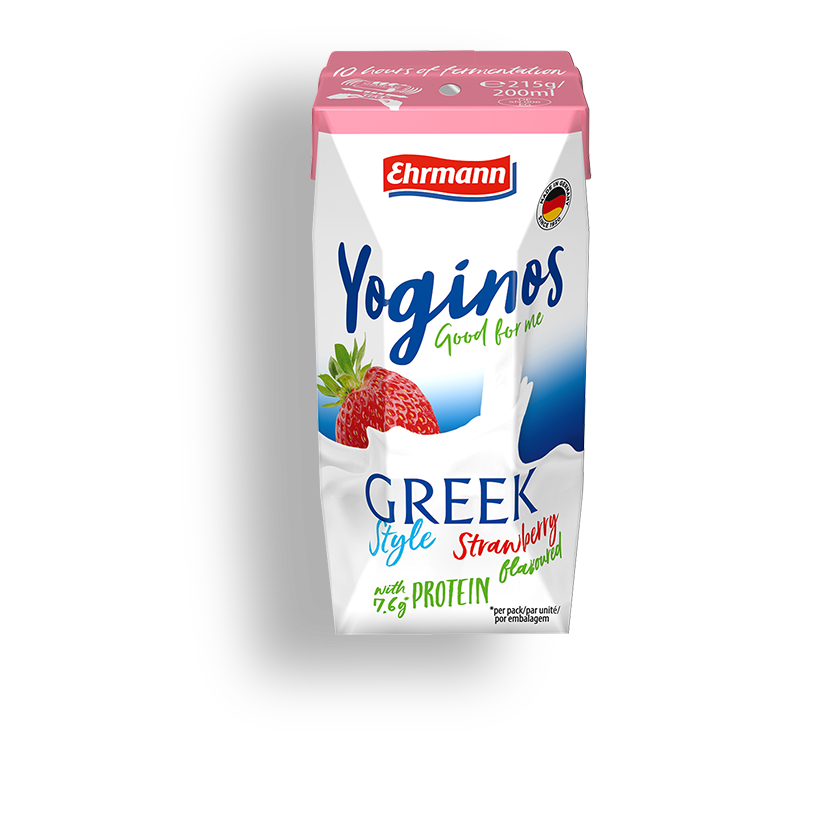 Ehrmann Yoginos Greek Style Strawberry 200ml